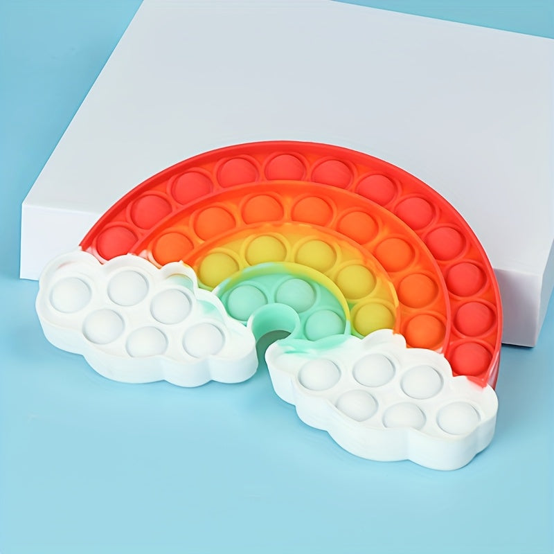 Colorful Cloud Bubble Squeeze Finger Toy