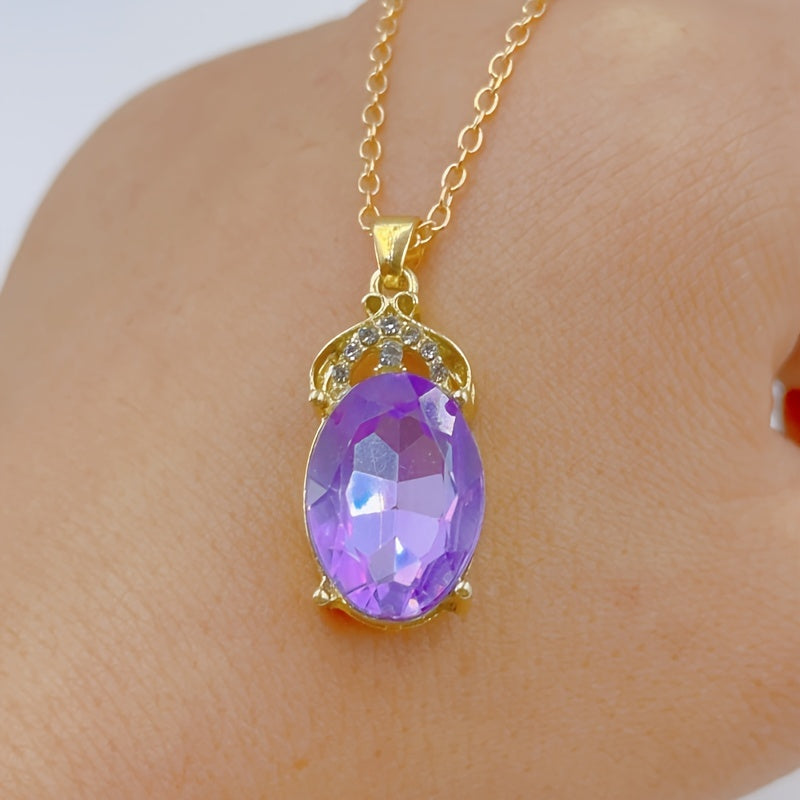 Classy Amethyst Pendant Necklace for Unique Charm