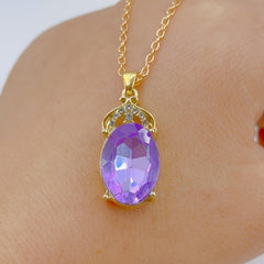Classy Amethyst Pendant Necklace for Unique Charm