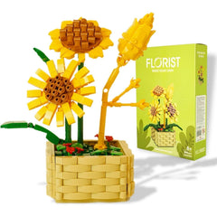 Flowers Bouquet Building Set for Adults
