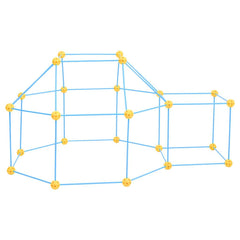 72pcs Construction Fort Building Kit for Kids