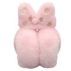 Women's Bow Decoration Ear Muffs, Plush Warm Earmuffs in 5 Colors