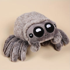 2pcs Plush Spider Toy Soft Polyester Prank Prop Halloween Decor