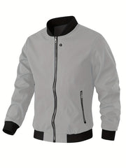 Men's Waterproof & Windproof Jacket Outdoor Zipper Front