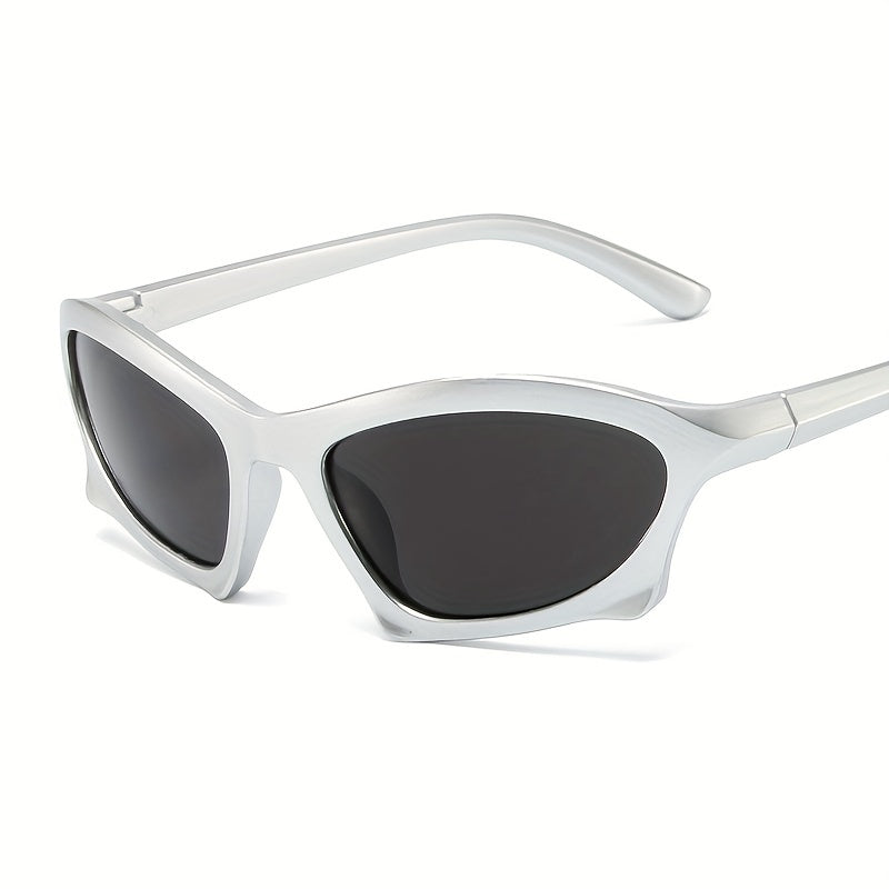 Y2K Mirror Lens Sunglasses Cyberpunk Outdoor Glasses UV400