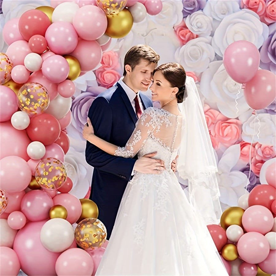 Pink Balloon Garland Arch Set for Proposal Wedding Baby Shower