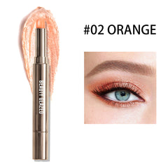 10 Colors Waterproof Diamond Eyeshadow Stick Matte Pink Silkworm Champagne