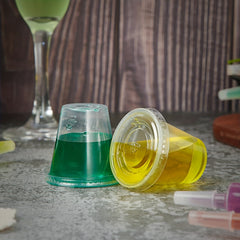 26pcs Jelly Set 6 Syringes 20 Glasses Reusable Tumblers Halloween Party