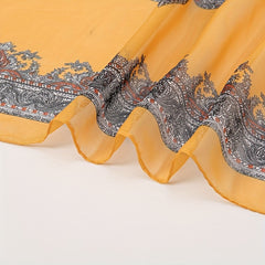 Boho Chiffon Scarf Paisley Print Thin Shawl Silk Head Wrap