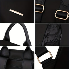 Casual Solid Backpack Preppy Style School Bag Daypack