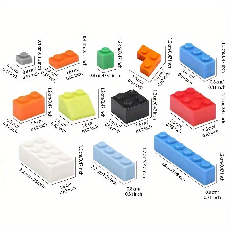 1000 Particles Bag Classic Building Blocks DIY Assembly Toys