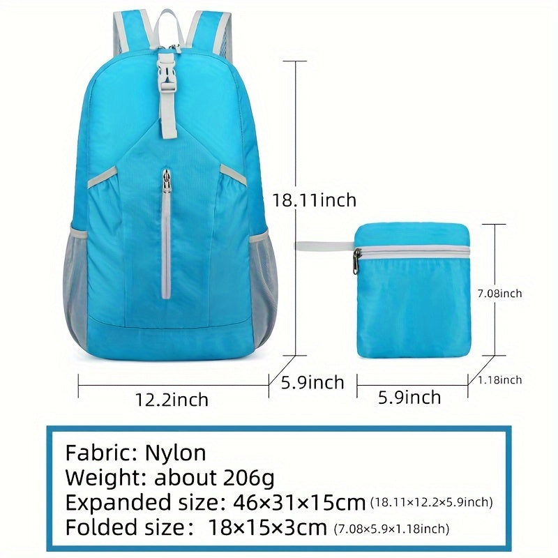 21L Outdoor Sports Folding Waterproof Backpack