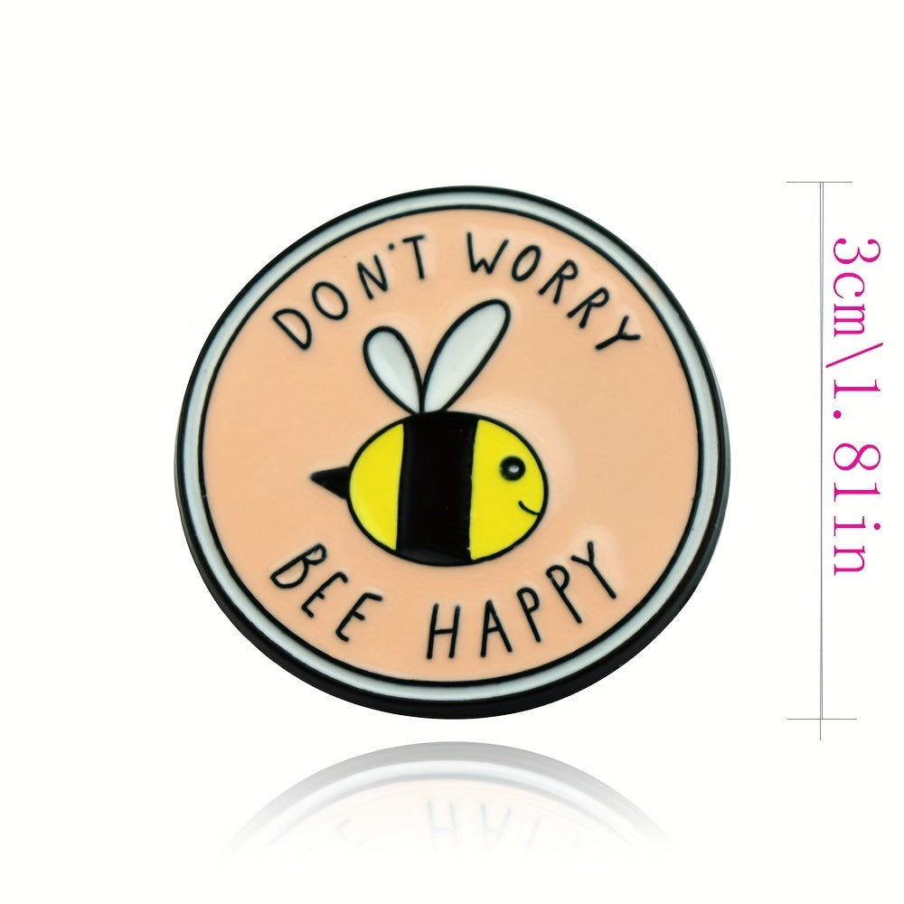 Fashionable Little Bee Happy Alloy Brooch Men
