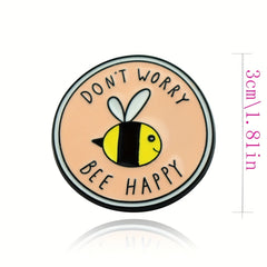 Fashionable Little Bee Happy Alloy Brooch Men