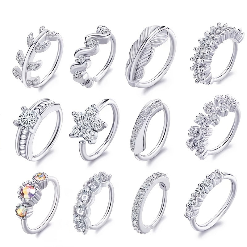 Hypoallergenic Nose Ring for Women - Cartilage Piercing Jewelry