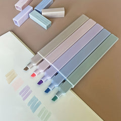 10pcs Pastel Highlighter Pens & Colored Gel Pens Set for Study