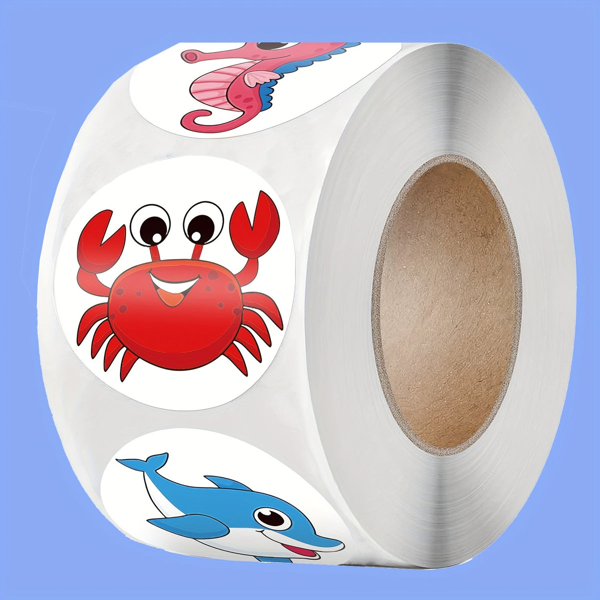 500 Ocean Animal Reward Stickers for Gift Packaging