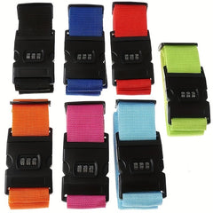 Combination Lock Luggage Belt for Travel