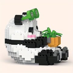 Animal Building Blocks Panda Model Assembled Building Block Toys
