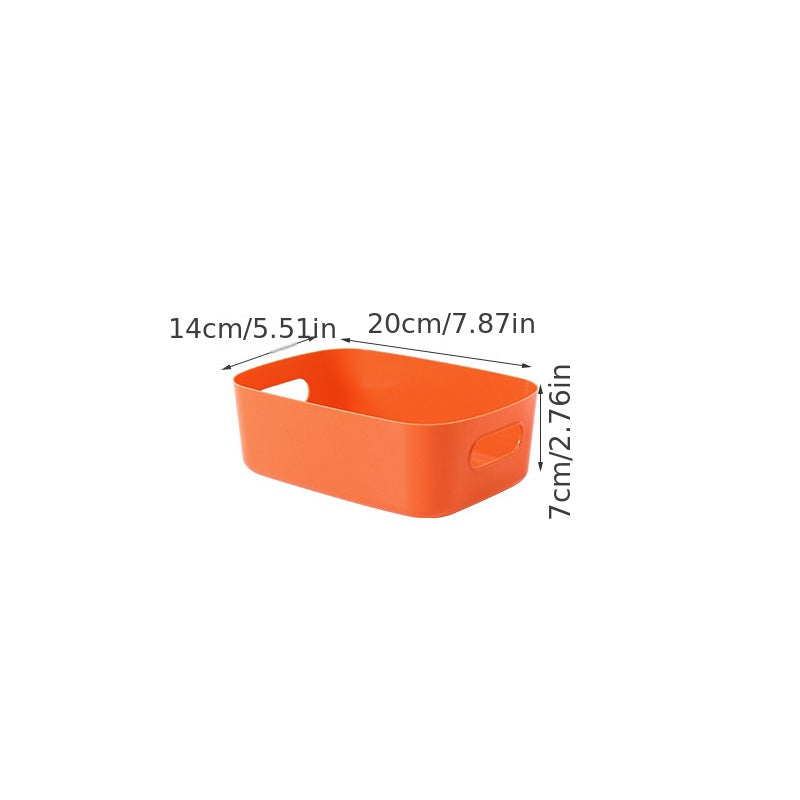 Portable Transparent Storage Box for Cosmetics and More