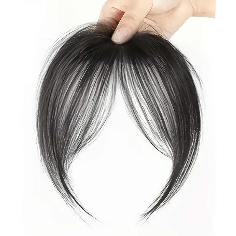 Women's High Temp Synthetic Hair Topper with Side Bangs