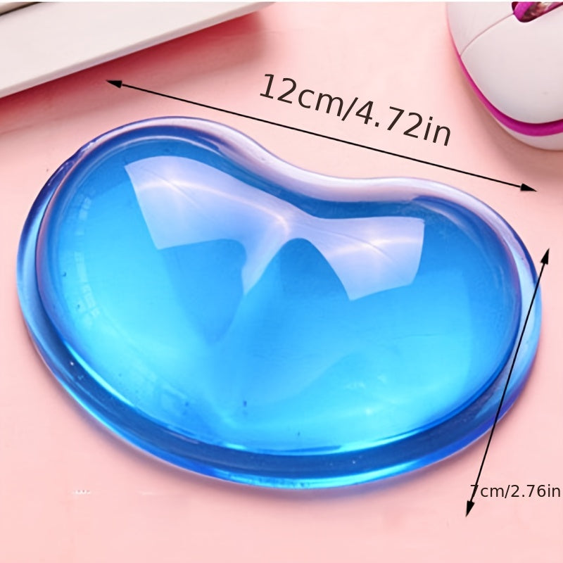 Transparent Silicone Mouse Pad Reduce Stress Improve Efficiency