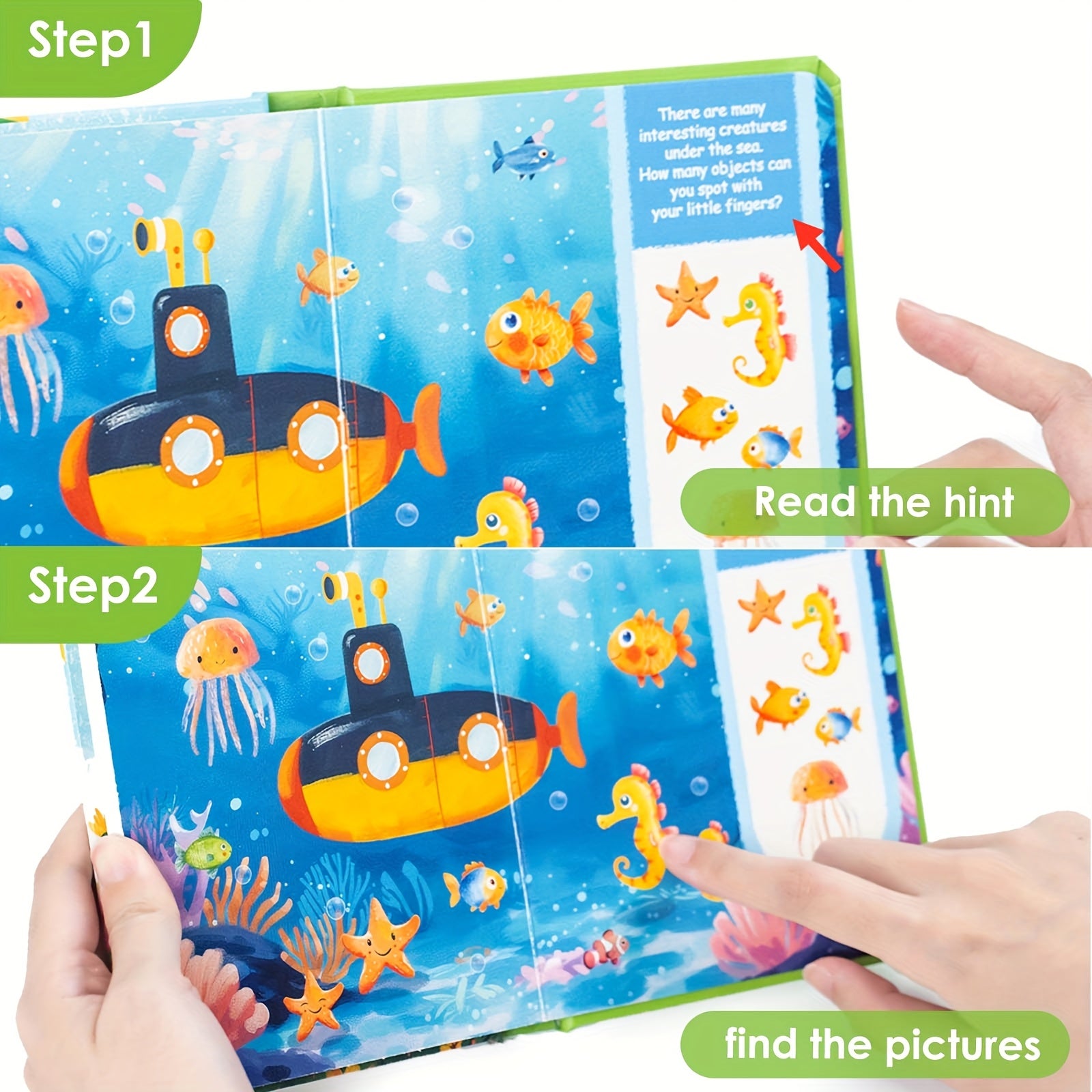 Interactive Flip Page Book for Youngsters Cognitive Ability Improvement