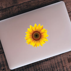 Sunflower Vinyl Waterproof Sticker Decal Car Laptop Wall Window Bumper Sticker