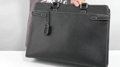 PU Leather Business Tote Bag Laptop Storage Briefcase Large Capacity