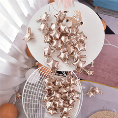 50pcs Rose Gold Star Foil Balloon Wedding Birthday Graduation Celebration Decor