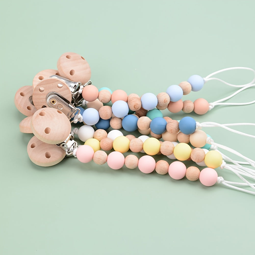 Colorful Baby Pacifier Clips for Teething Dummy Holder