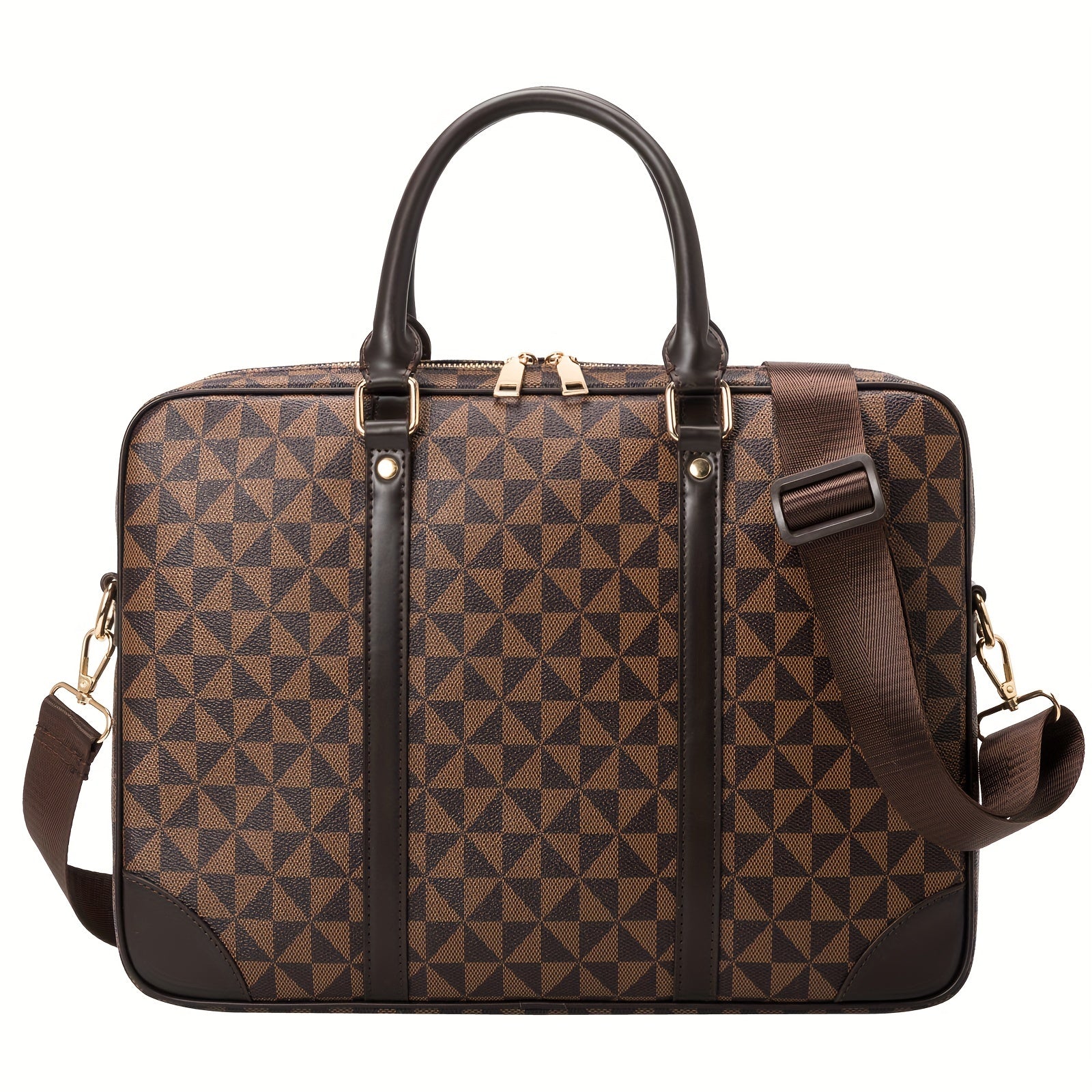 Large Capacity Business Commuter Briefcase - Laptop Bag Protective Cover