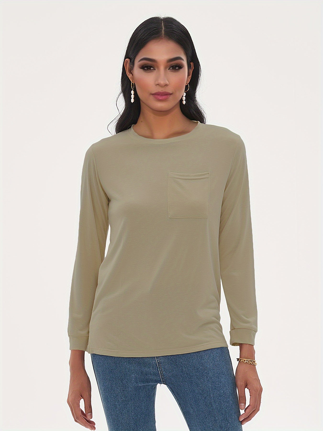 Casual Long Sleeve Sports T-shirt Women's Activewear