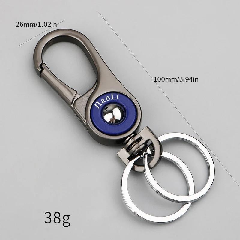 Titanium Carabiner Key Clip with Corkscrew for Backpack