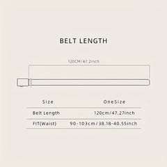 2pcs Men's Toothless Automatic Breathable Belt