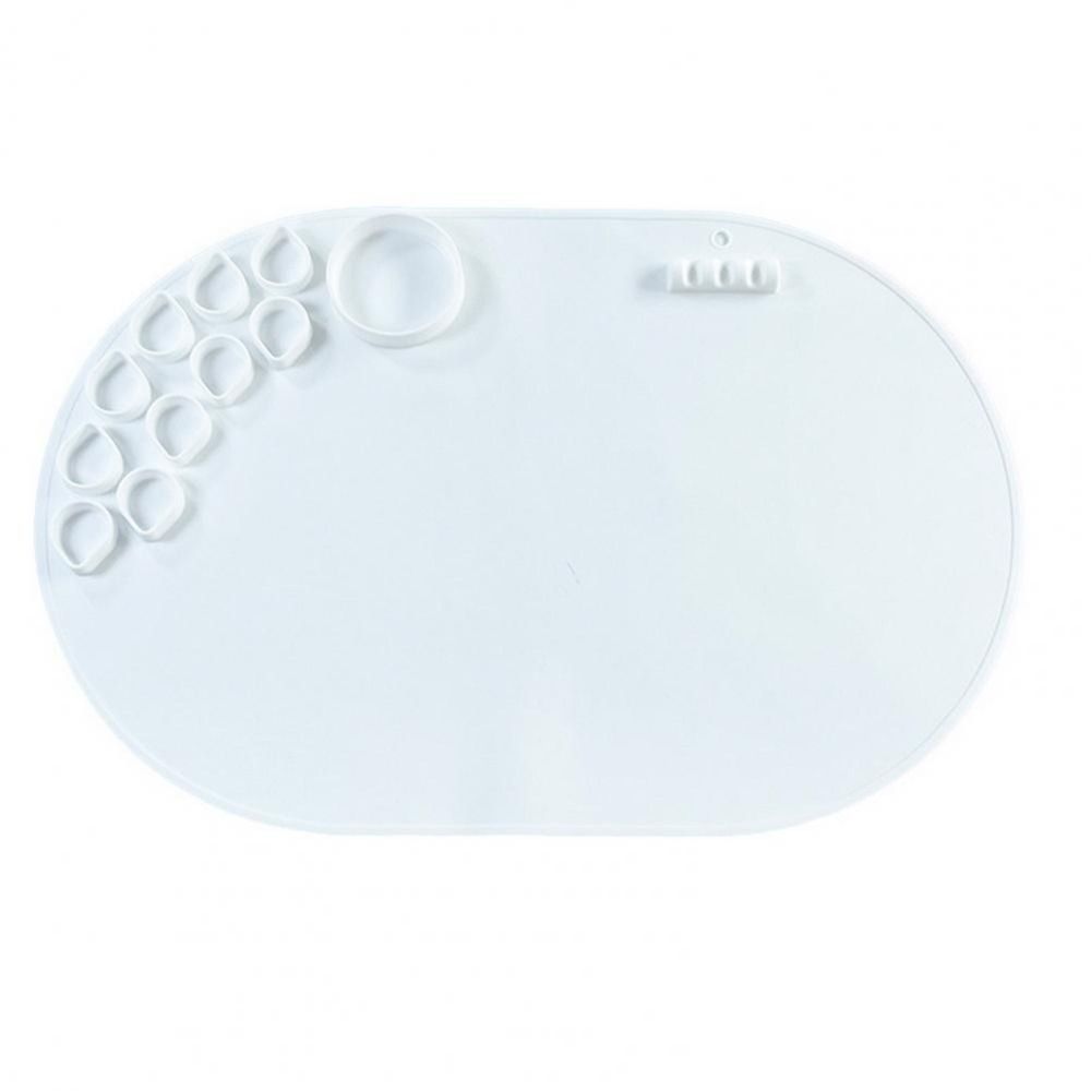 Silicone Drawing Mat Washable Painting Palette Foldable Art Painting Palette Mat