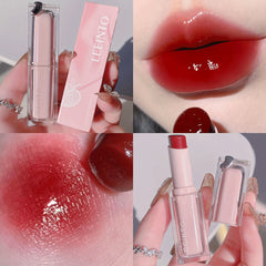 Moisturising Lip Gloss Makeup Long Lasting Lip Tint Stain Bubble Lip Glaze
