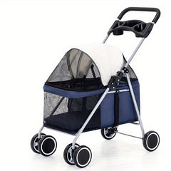 Portable Outdoor Dog Stroller For Small & Medium Pets