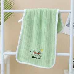 Kids Facial Towel Soft Absorbent Non-shedding Baby Bath Washcloth
