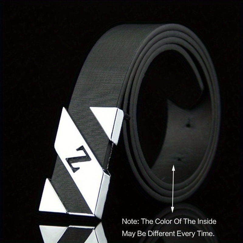 Men's Smooth Buckle Pant Belt
