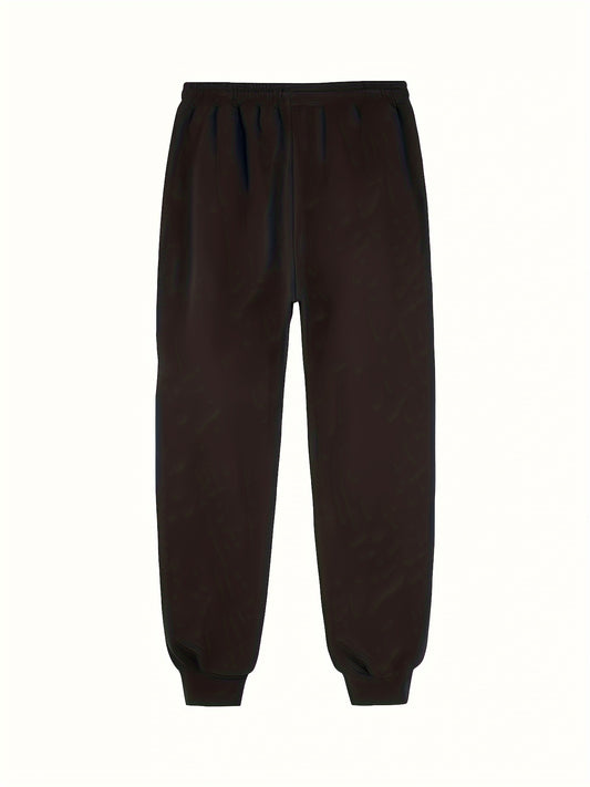 Halloween Pumpkin Print Men's Pants Drawstring Sweatpants Loose Casual Trousers