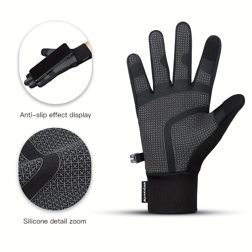 Winter Warm Touch Screen Windproof Gloves For Skiing Cycling