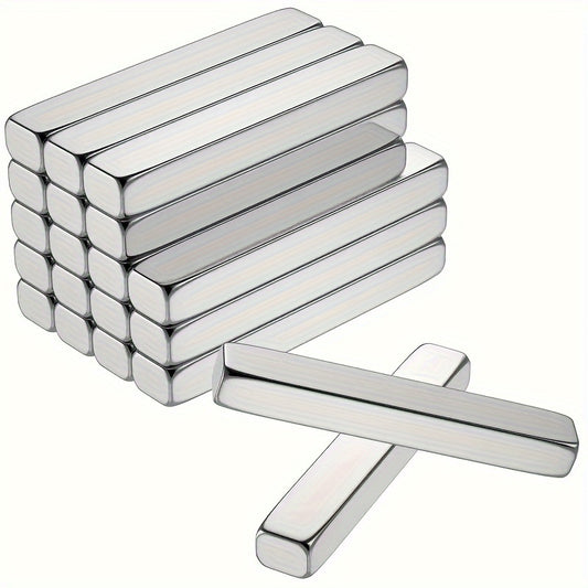 20pcs Rectangular Magnets Bars 10 Pcs 25X4X3 Magnets Bar For Fridge Office