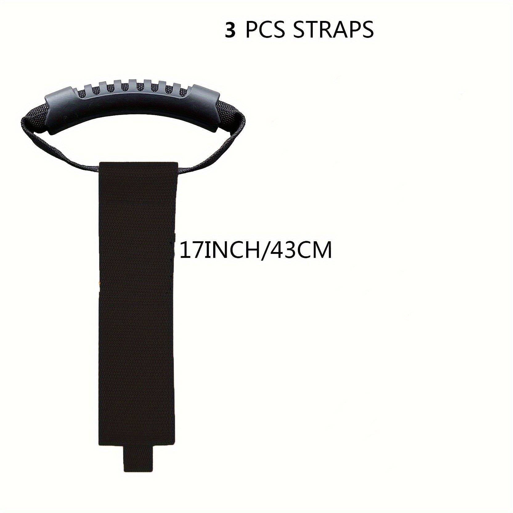 3pcs Storage Straps With Handle Extension Cord Organizers