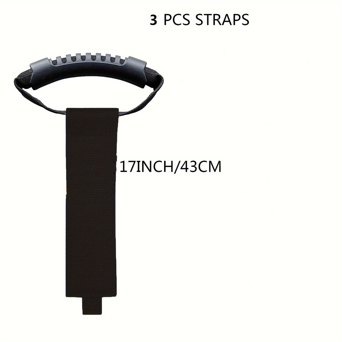3pcs Storage Straps With Handle Extension Cord Organizers