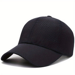 Quick Drying Baseball Cap Unisex Mesh Breathable Adjustable Sun Hat