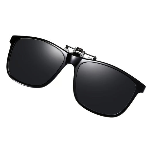 Polarized Clip on Sunglasses Anti Glare UV Protection Over Prescription Glasses