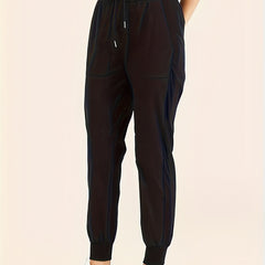  Elastic High Rise Jogger Running Trousers