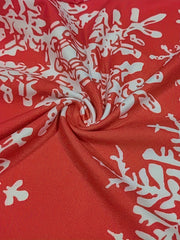  Snowflake Print Drawstring Pants Elastic Trousers