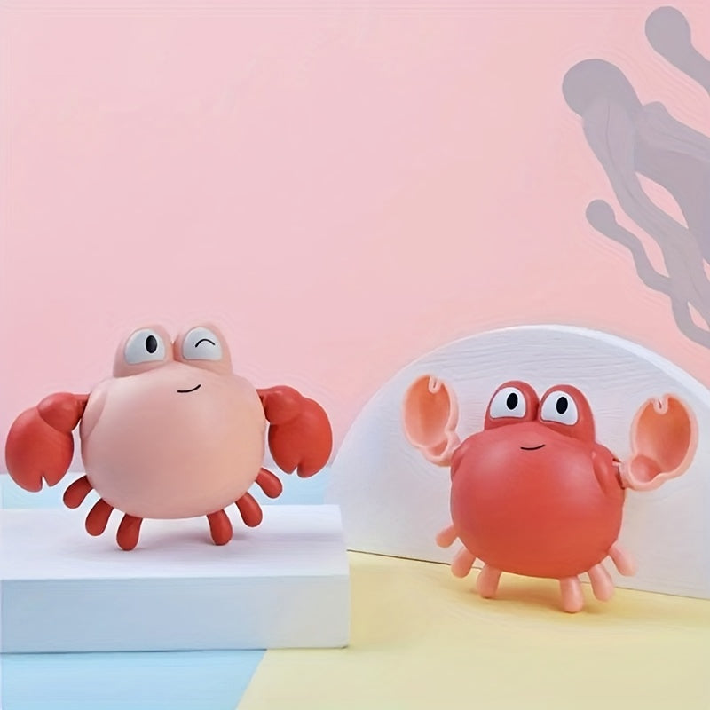 One Piece Bathroom Swimming Bath Toy Splash Cartoon Crab for Infants